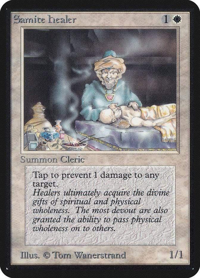 Magic: The Gathering MTG Single Samite Healer [Limited Edition Alpha]