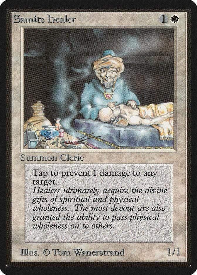 Magic: The Gathering MTG Single Samite Healer [Limited Edition Beta]
