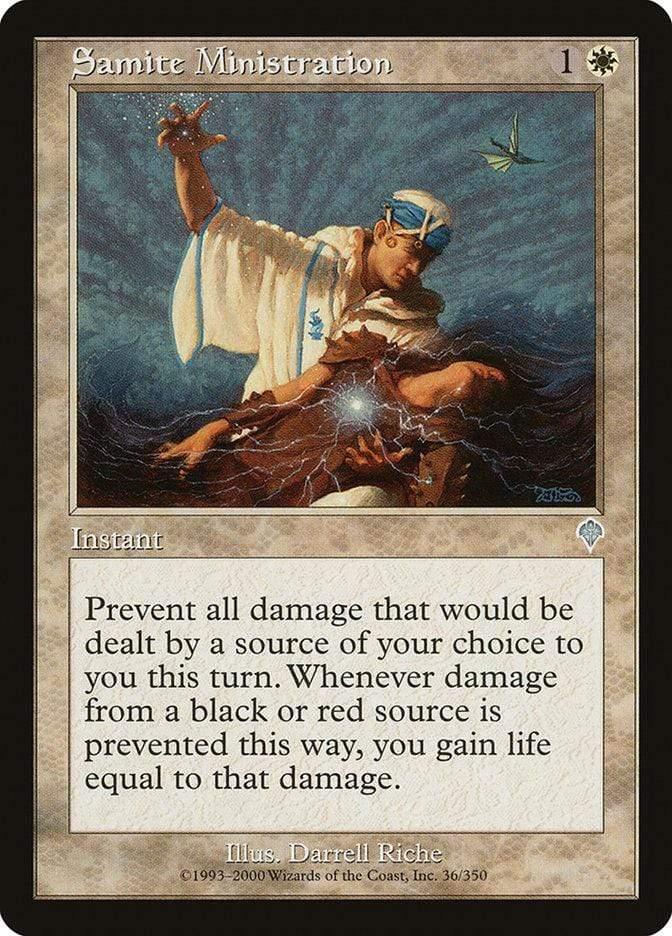 Magic: The Gathering MTG Single Samite Ministration [Invasion]