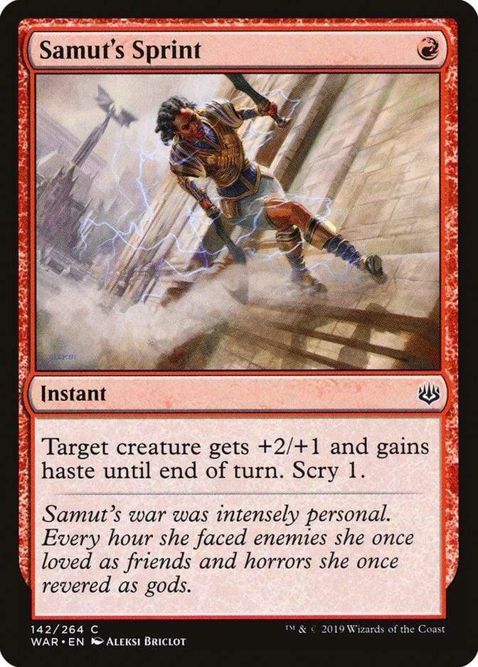 Magic: The Gathering MTG Single Samut's Sprint [War of the Spark]