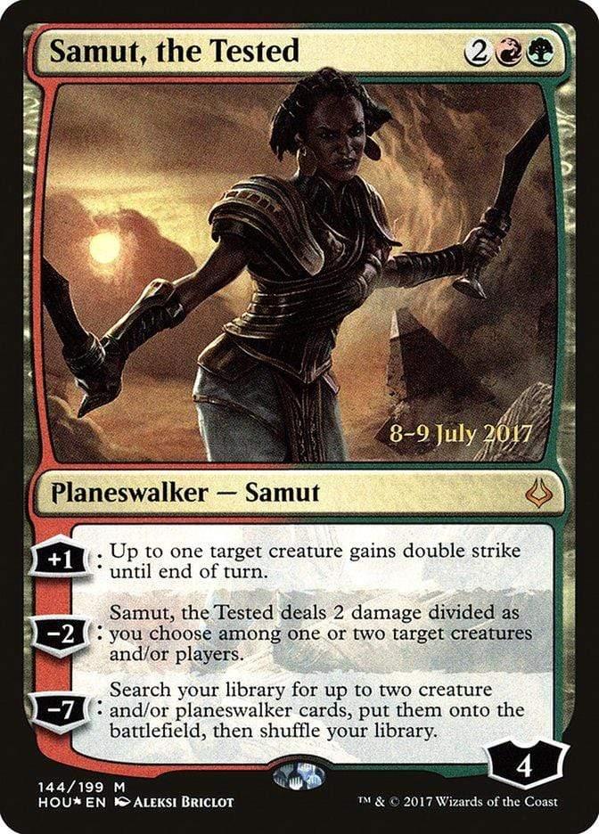 Magic: The Gathering MTG Single Samut, the Tested  [Hour of Devastation Prerelease Promos]