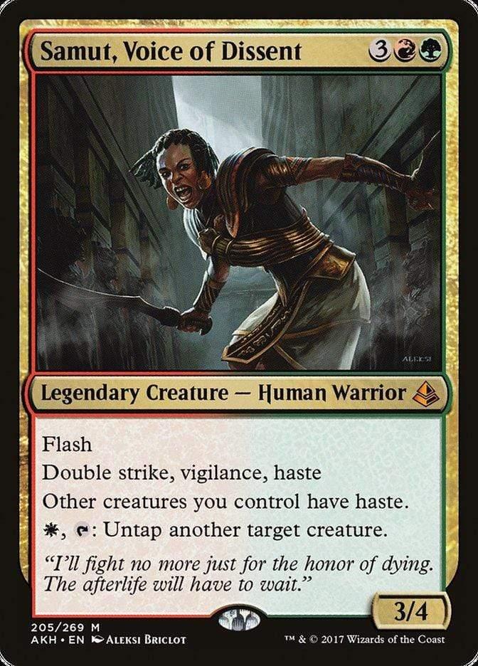 Magic: The Gathering MTG Single Samut, Voice of Dissent [Amonkhet]
