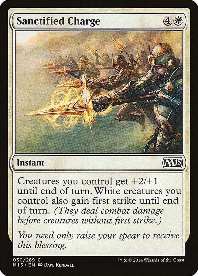 Magic: The Gathering MTG Single Sanctified Charge [Magic 2015]