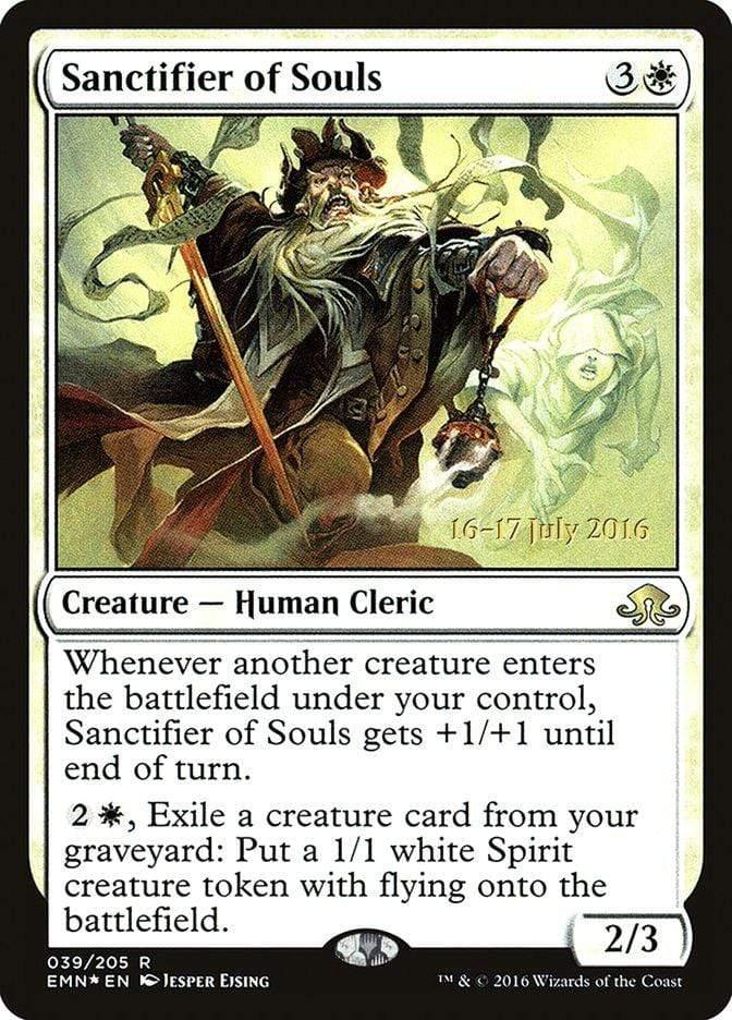Magic: The Gathering MTG Single Sanctifier of Souls  [Eldritch Moon Prerelease Promos]