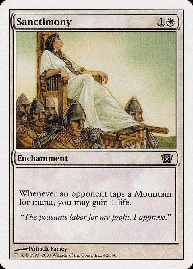 Magic: The Gathering MTG Single Sanctimony [Eighth Edition]