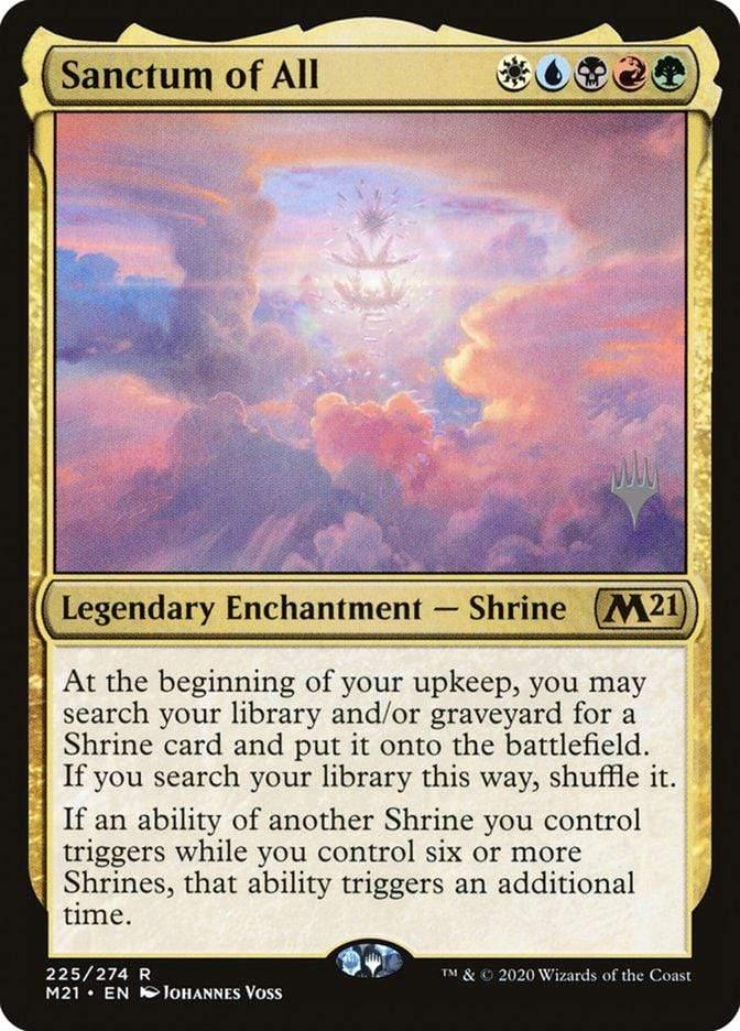 Magic: The Gathering MTG Single Sanctum of All (Promo Pack) [Core Set 2021 Promos]