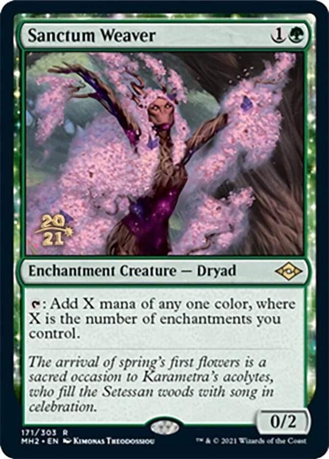 Magic: The Gathering MTG Single Sanctum Weaver [Modern Horizons 2 Prerelease Promos]