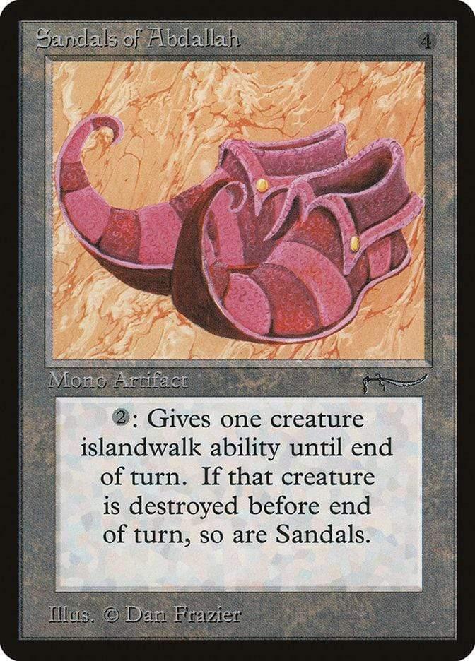 Magic: The Gathering MTG Single Sandals of Abdallah [Arabian Nights]