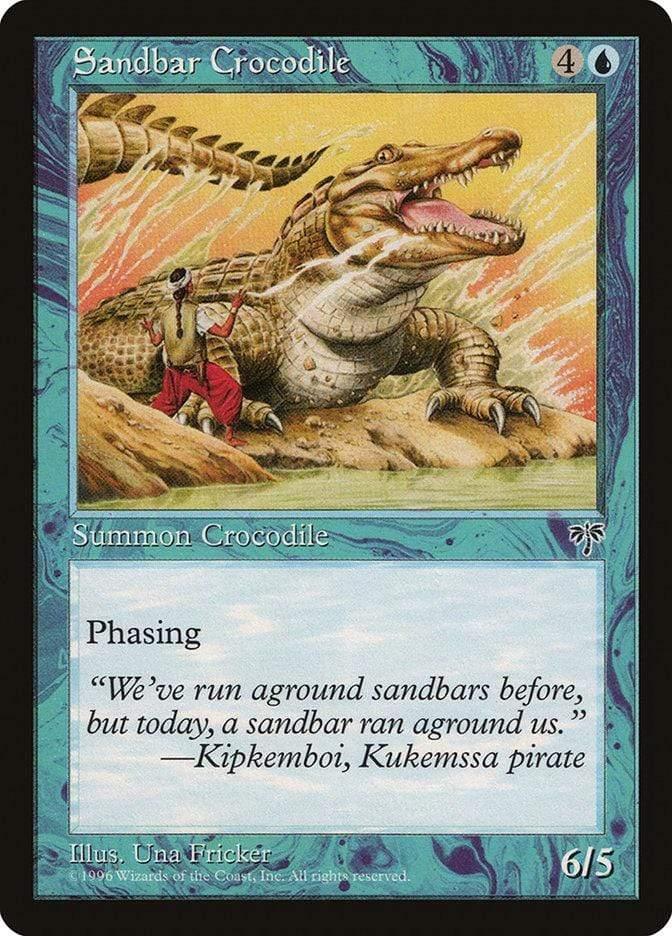 Magic: The Gathering MTG Single Sandbar Crocodile [Mirage]