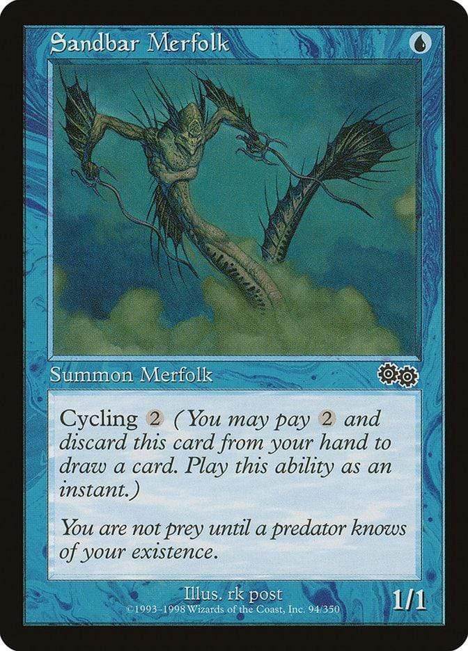 Magic: The Gathering MTG Single Sandbar Merfolk [Urza's Saga]