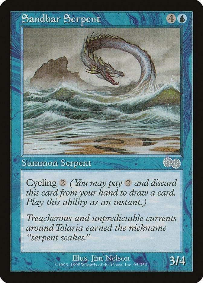 Magic: The Gathering MTG Single Sandbar Serpent [Urza's Saga]