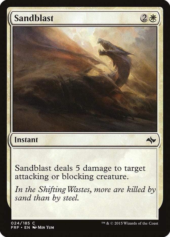 Magic: The Gathering MTG Single Sandblast [Fate Reforged]