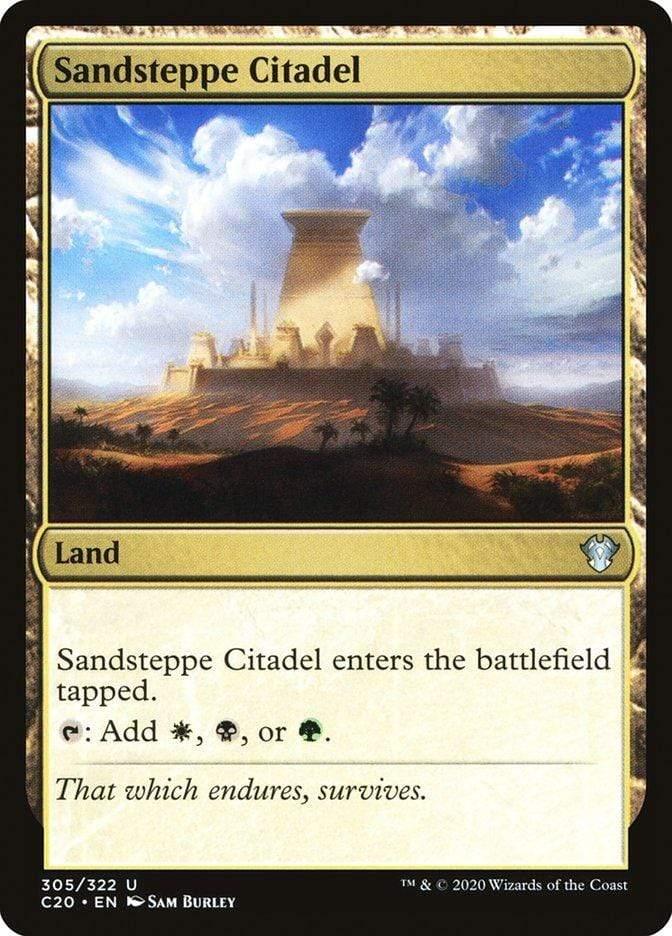 Magic: The Gathering MTG Single Sandsteppe Citadel [Commander 2020]