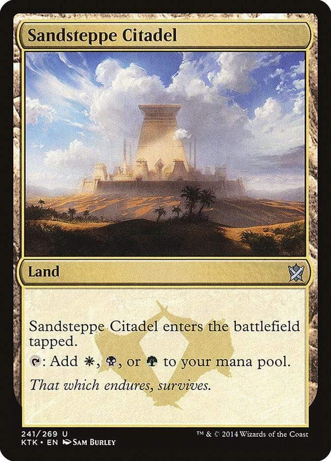 Magic: The Gathering MTG Single Sandsteppe Citadel [Khans of Tarkir]