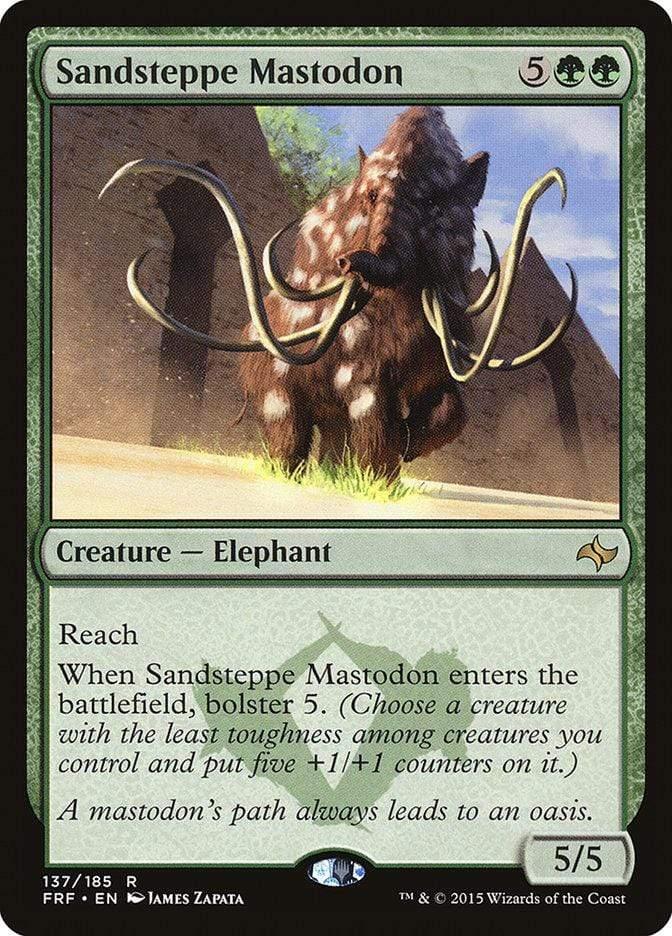 Magic: The Gathering MTG Single Sandsteppe Mastodon [Fate Reforged]
