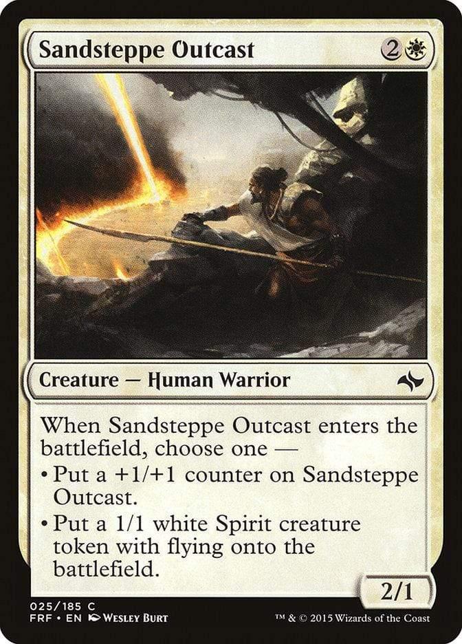 Magic: The Gathering MTG Single Sandsteppe Outcast [Fate Reforged]