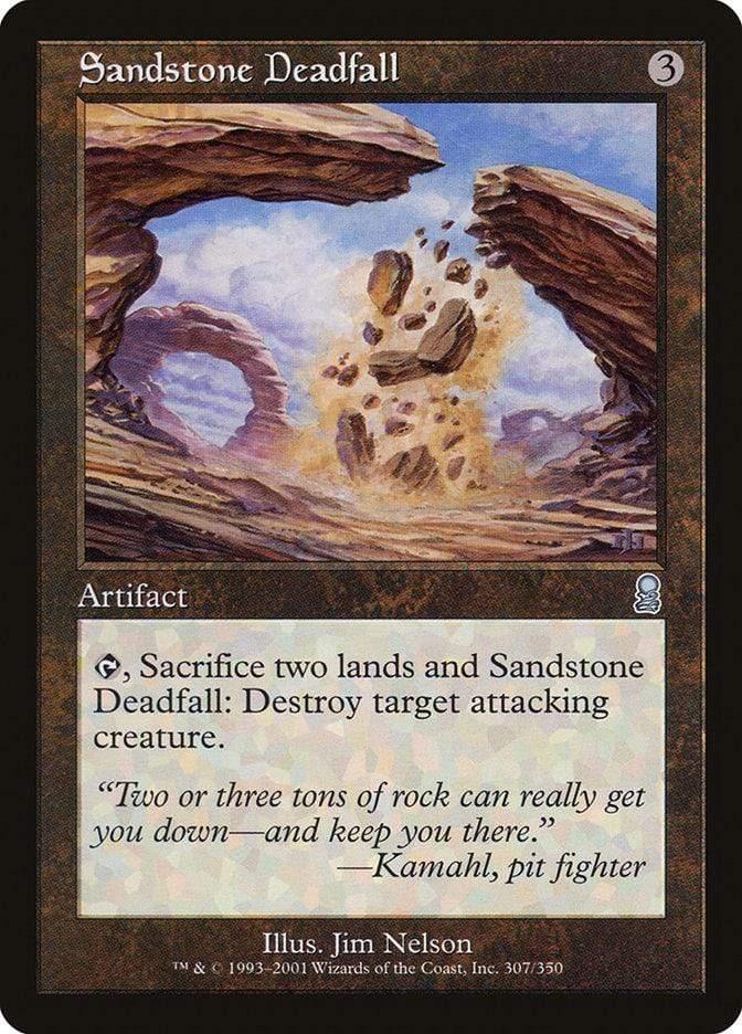 Magic: The Gathering MTG Single Sandstone Deadfall [Odyssey]