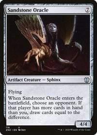 Magic: The Gathering MTG Single Sandstone Oracle [Zendikar Rising Commander]