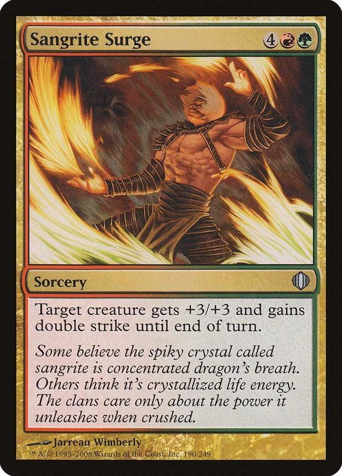 Magic: The Gathering MTG Single Sangrite Surge [Shards of Alara]