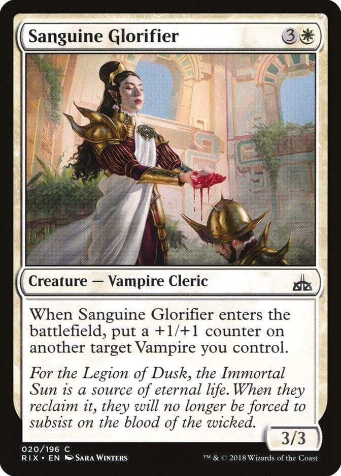 Magic: The Gathering MTG Single Sanguine Glorifier [Rivals of Ixalan]
