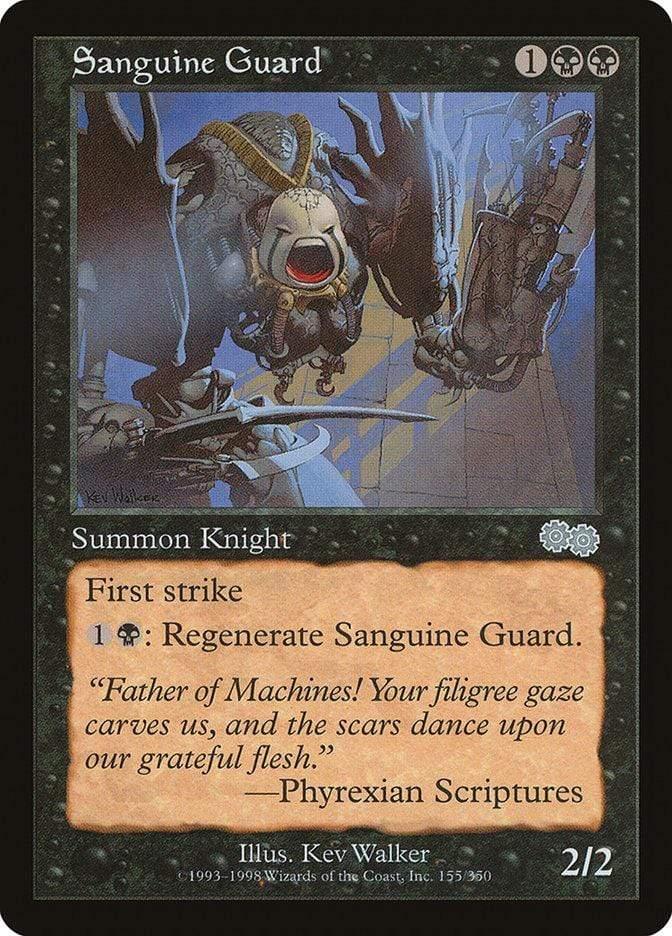 Magic: The Gathering MTG Single Sanguine Guard [Urza's Saga]