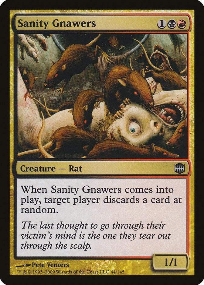 Magic: The Gathering MTG Single Sanity Gnawers [Alara Reborn]