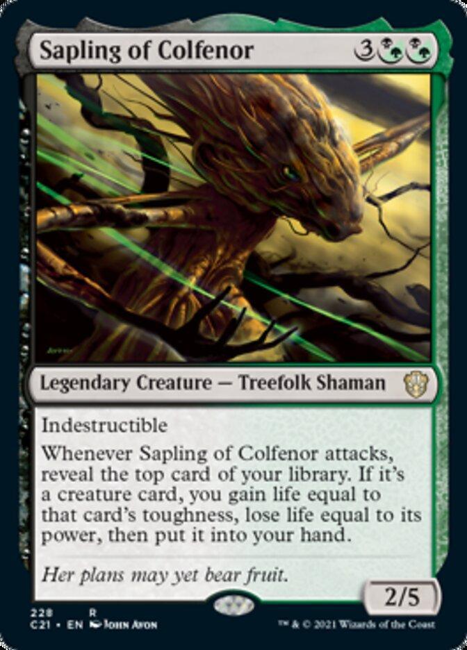Magic: The Gathering MTG Single Sapling of Colfenor [Commander 2021]