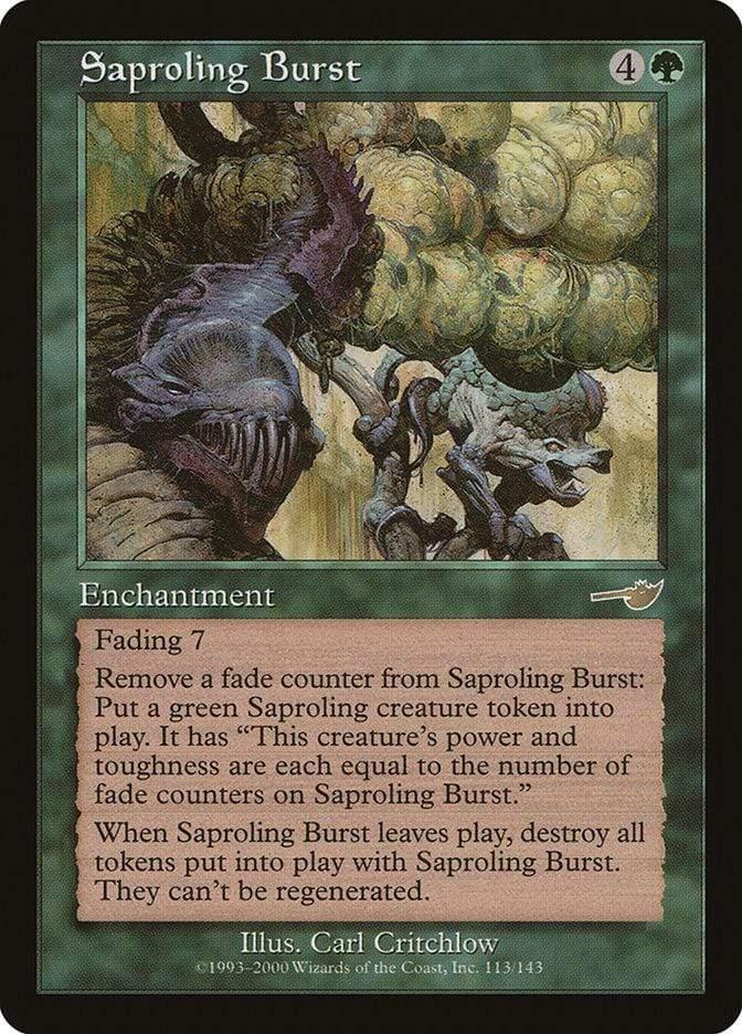 Magic: The Gathering MTG Single Saproling Burst [Nemesis]