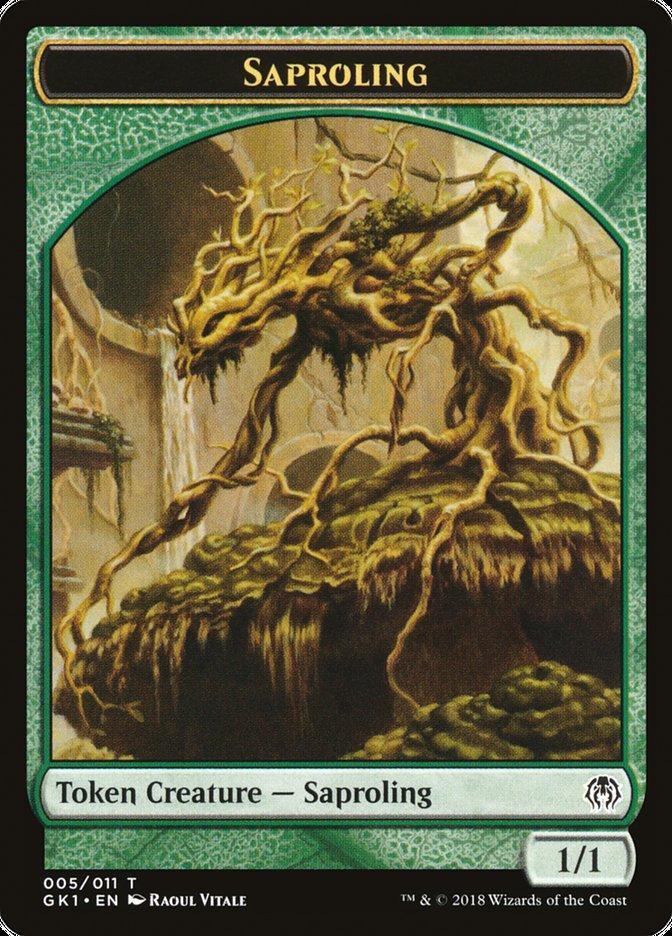 Magic: The Gathering MTG Single Saproling // Insect [Guilds of Ravnica Guild Kit Tokens]