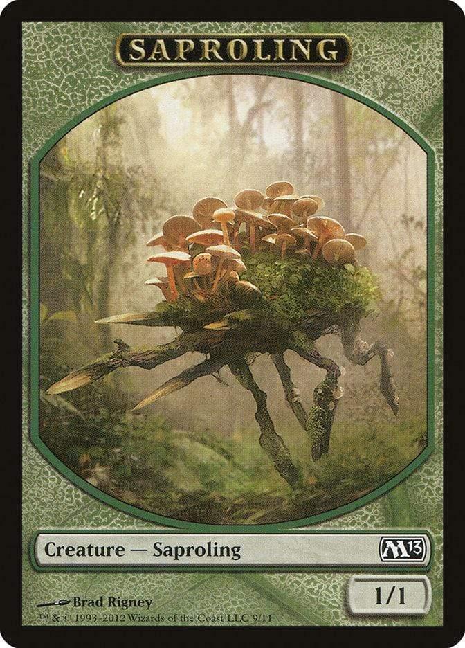 Magic: The Gathering MTG Single Saproling [Magic 2013 Tokens]