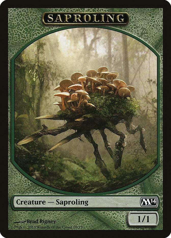 Magic: The Gathering MTG Single Saproling [Magic 2014 Tokens]