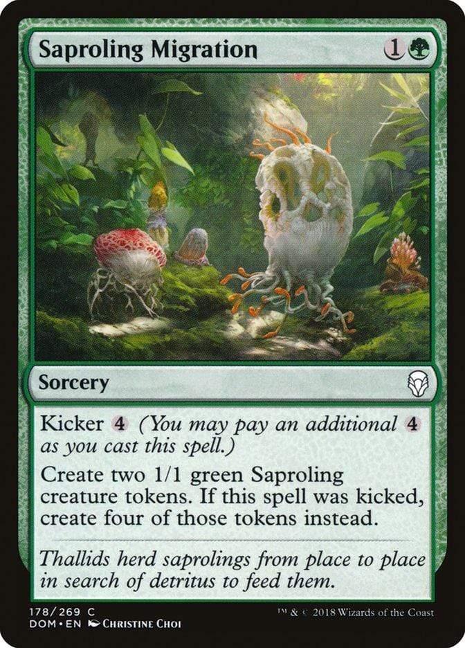 Magic: The Gathering MTG Single Saproling Migration [Dominaria]