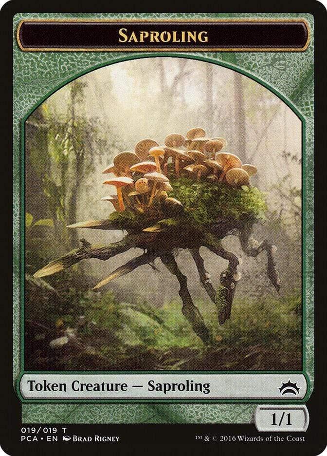 Magic: The Gathering MTG Single Saproling [Planechase Anthology Tokens]
