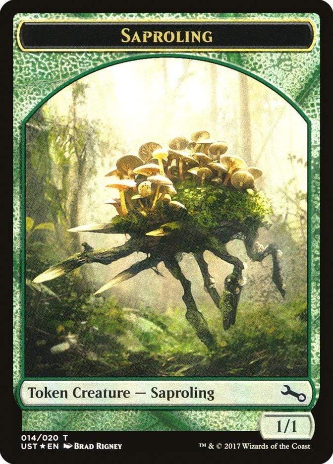 Magic: The Gathering MTG Single Saproling // Saproling [Unstable Tokens]