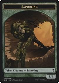 Magic: The Gathering MTG Single Saproling // Wurm Token [Ravnica Allegiance: Guild Kits]