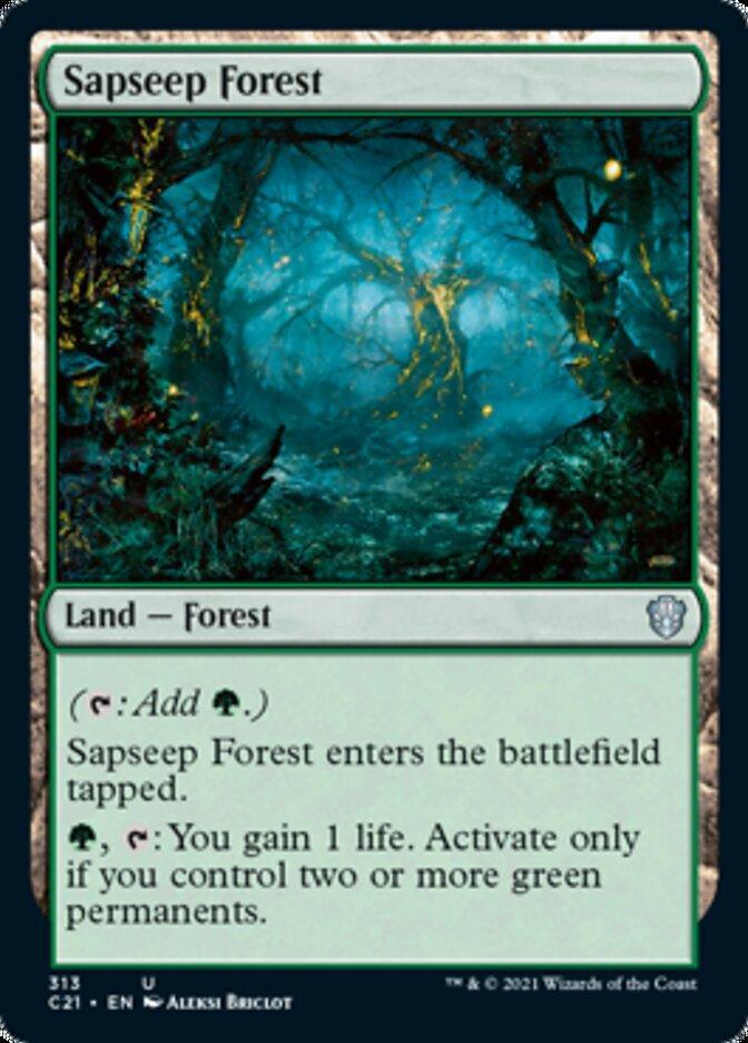 Magic: The Gathering MTG Single Sapseep Forest [Commander 2021]