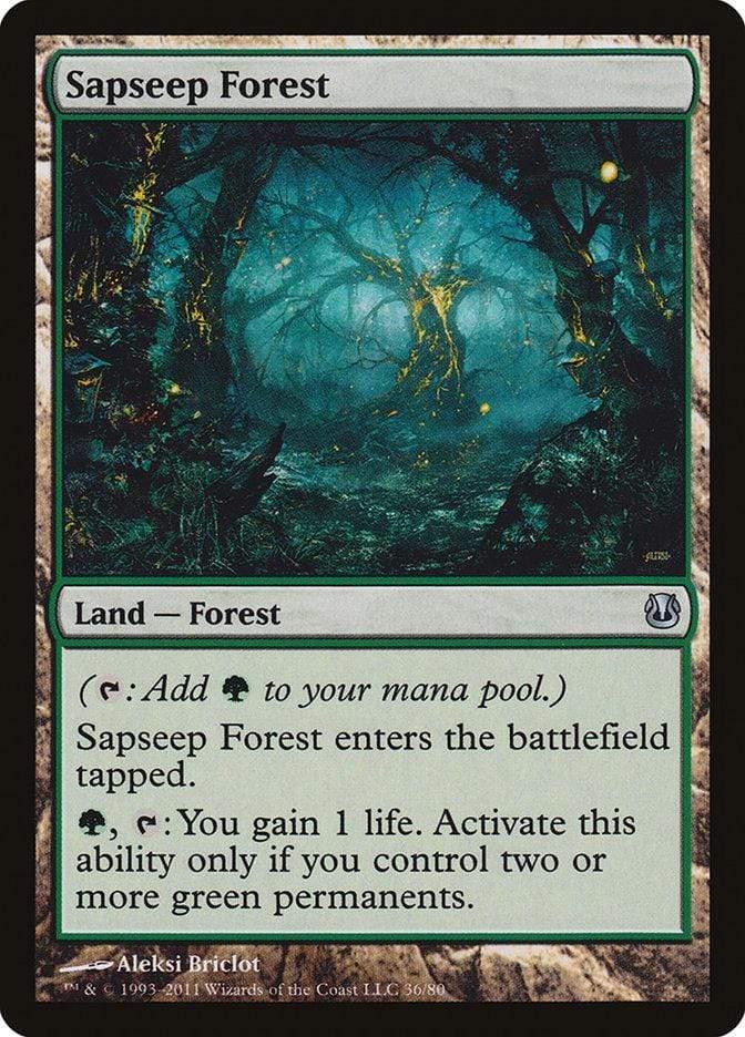 Magic: The Gathering MTG Single Sapseep Forest [Duel Decks: Ajani vs. Nicol Bolas]