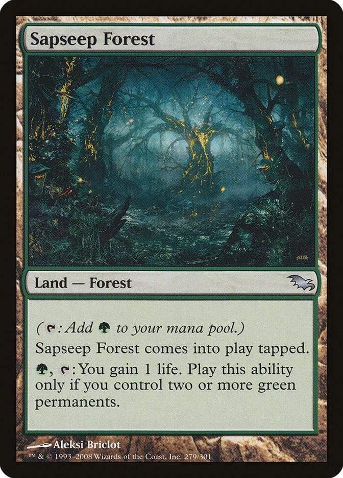 Magic: The Gathering MTG Single Sapseep Forest [Shadowmoor]