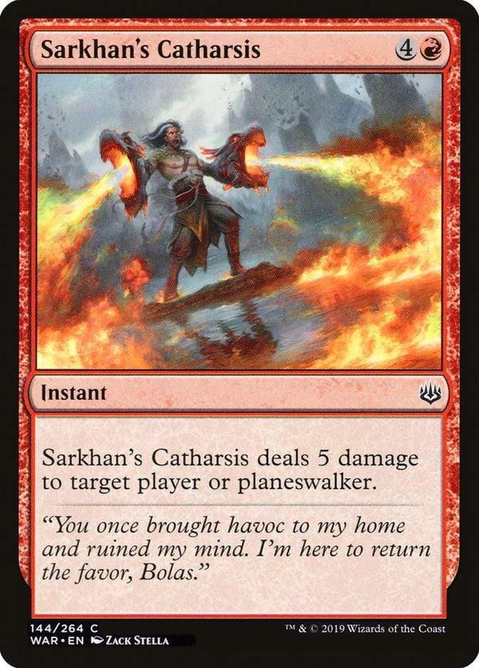 Magic: The Gathering MTG Single Sarkhan's Catharsis [War of the Spark]