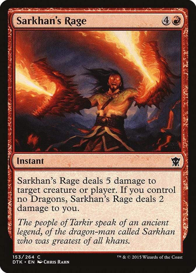 Magic: The Gathering MTG Single Sarkhan's Rage [Dragons of Tarkir]