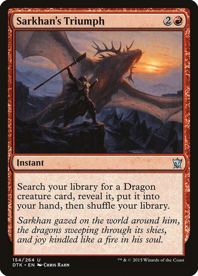 Magic: The Gathering MTG Single Sarkhan's Triumph [Dragons of Tarkir]