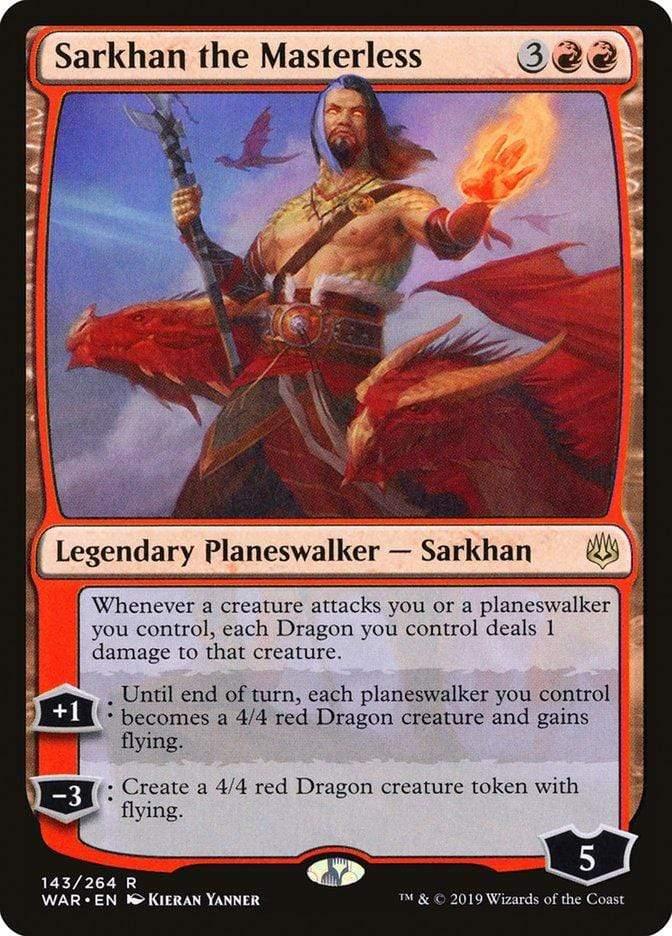 Magic: The Gathering MTG Single Sarkhan the Masterless [War of the Spark]