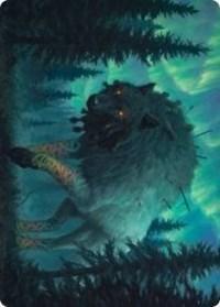 Magic: The Gathering MTG Single Sarulf, Realm Eater Art Card [Kaldheim: Art Series]