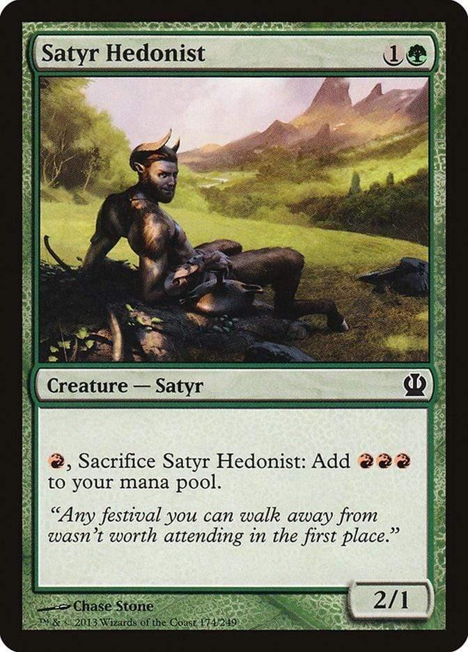 Magic: The Gathering MTG Single Satyr Hedonist [Theros]