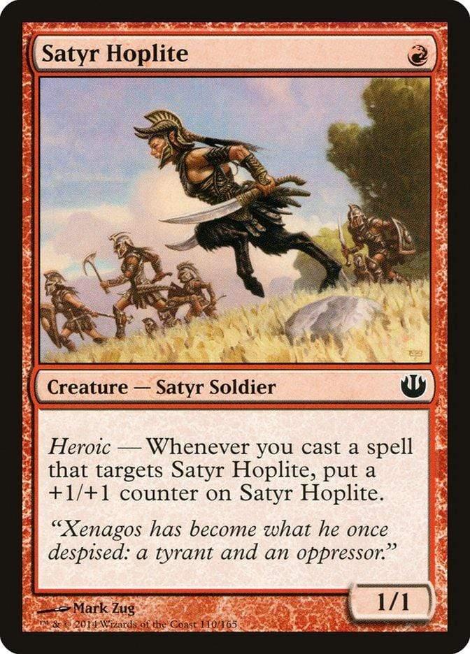 Magic: The Gathering MTG Single Satyr Hoplite [Journey into Nyx]
