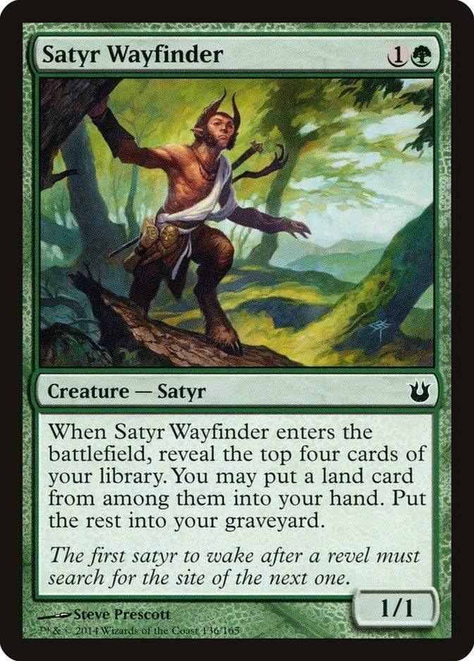 Magic: The Gathering MTG Single Satyr Wayfinder [Born of the Gods]
