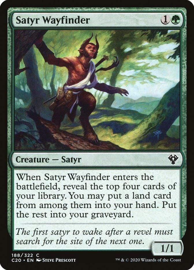Magic: The Gathering MTG Single Satyr Wayfinder [Commander 2020]