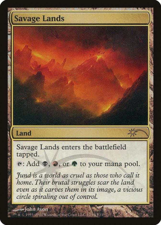 Magic: The Gathering MTG Single Savage Lands [Friday Night Magic 2011]