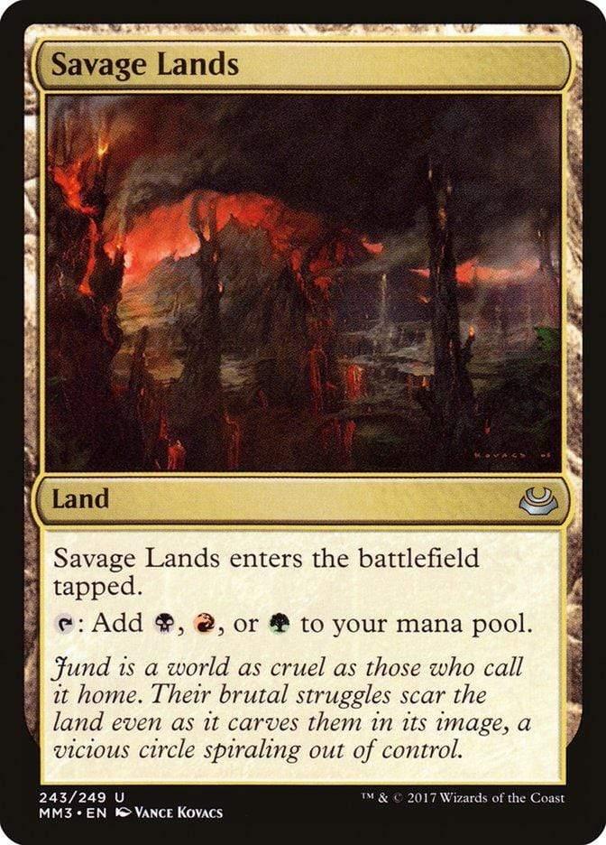 Magic: The Gathering MTG Single Savage Lands [Modern Masters 2017]
