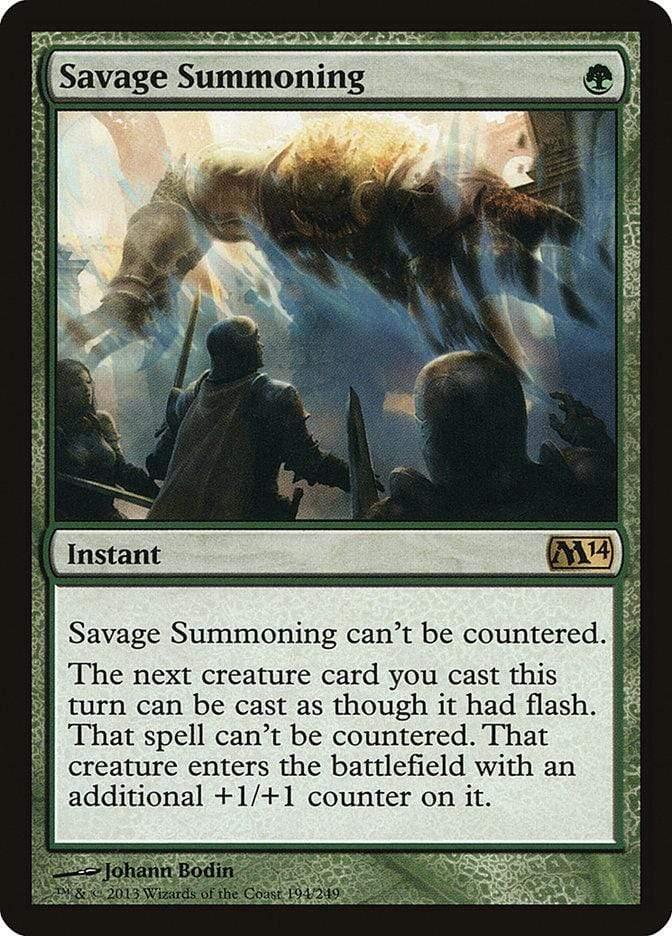Magic: The Gathering MTG Single Savage Summoning [Magic 2014]